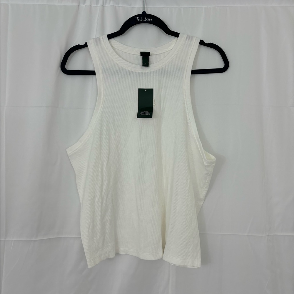Wild Fable 1X White Tank Top